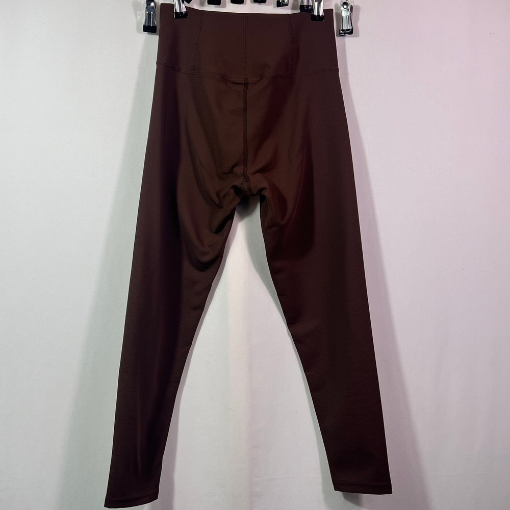 OFFLINE by Aerie Goals 7/8 Leggings Brown Ribbed High Rise Medium READ